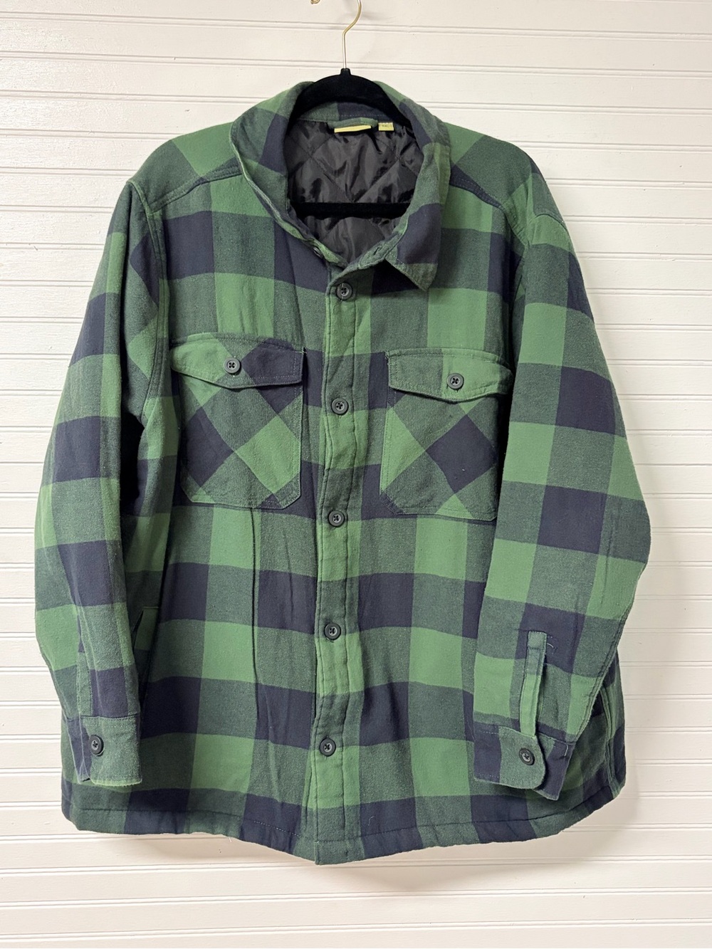 Aventuridge green & black flannel shirt Size XXL